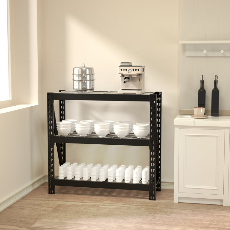 Metal storage top shelf unit